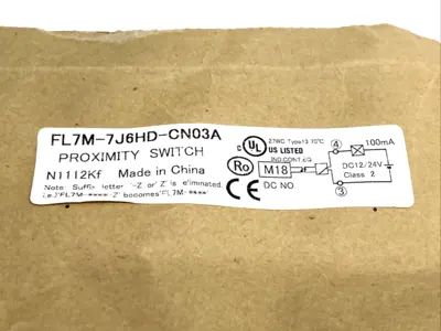 New | in-Stock Azbil FL7M-7J6HD-CN03A Proximity Sensors Michigan US | Maverick Industrial Sales #1389133