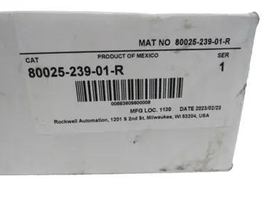 SEALED ALLEN BRADLEY 80025-239-01-R FUSE 4800V GOULD 5" 8002523901R NEW, SURPLUS
