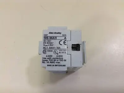 USED ALLEN BRADLEY 195-MA11 SER A
