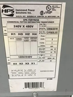USED HPS C1F003LES