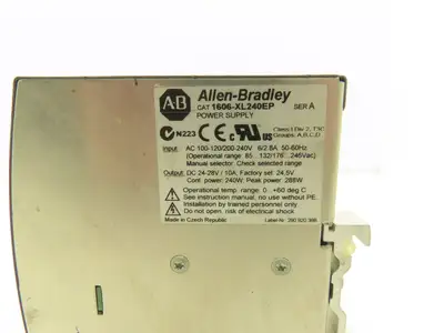 Various Mfr Power Supply 24VDC 10A Out 120/240VAC 1Ph In 240W Lot of 5