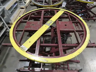 Southworth Pallet Pal Positioner Rotary Spring Level Loader Turntable on Casters