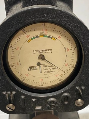 Rockwell Wilson Model 3QR Hardness Tester Machinist Testing Tool