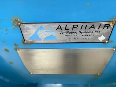 320,000 CFM Underground Mine Fan System w/ WEG 800 hp Motor
