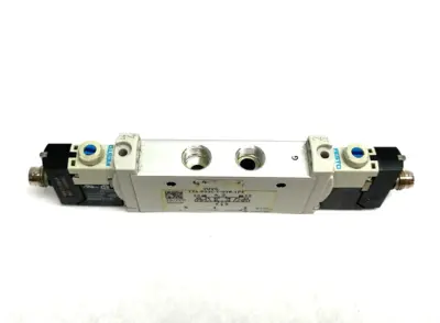 USED FESTO SOLENOID VALVE, PISTON GATE 5/3 CLOSED, 556501