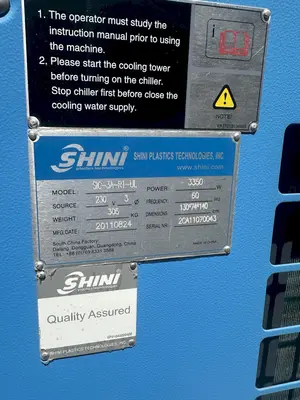 Used 2011 SHINI SIC-3A-R1-UL Chillers Ohio US | Portage Packaging Systems, Inc. #1406765