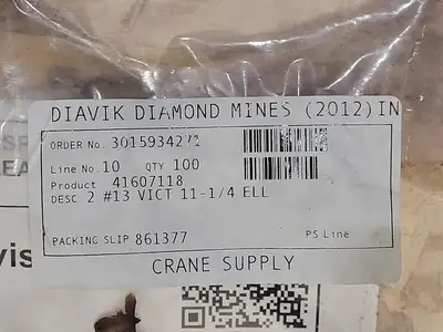 New | in-Stock VICTAULIC NO. 13 Parts (Hydraulics and Pneumatics) British Columbia CA | Lenmark #1440690