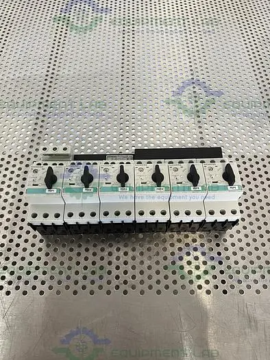 Used LOT OF 6 - SIEMENS 3RV1021-1JA10 MOTOR STARTER PROTECTION CIRCUIT BREAKER Circuit Breakers | Equipment Lab #486188