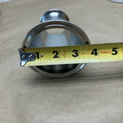 Stainless Steel Sanitary 5" X 3 1/2" X 2 1/2 NNB Fast Shipping! + Warranty