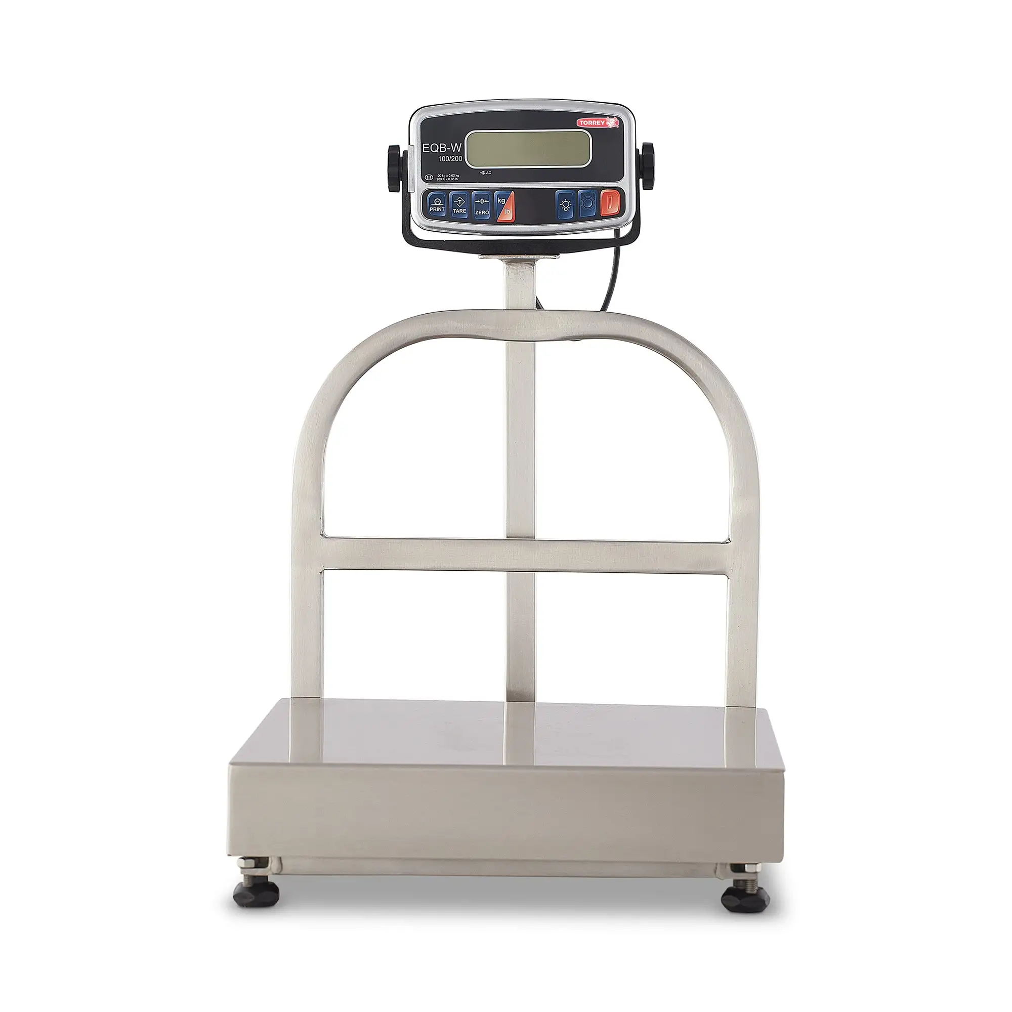 Tor-Rey EQB-100/200-W - 200 lbs. Waterproof digital receiving bench scale