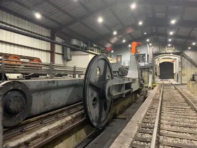Rail Car to Barge Coal Transloading, tilter, dumper