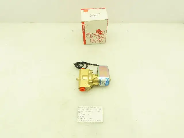 Honeywell Skinner L2LBG3300 Brass Solenoid Valve 2-Way NC 120V 300 PSI 3/8" NPT
