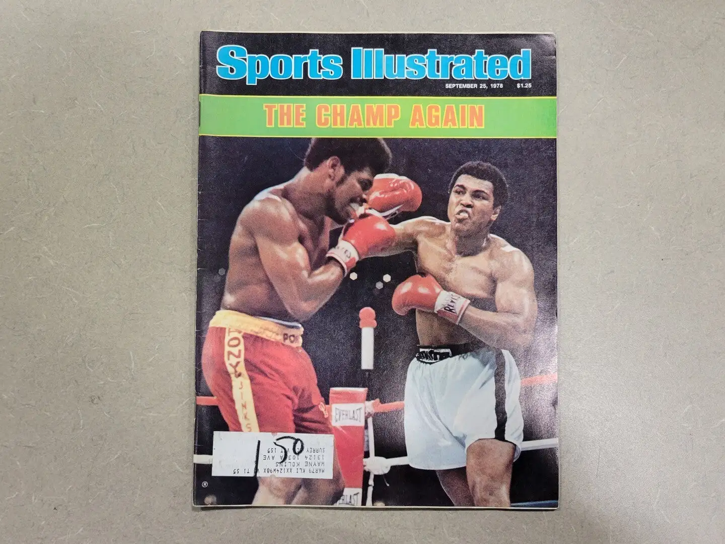 USED SPORTS ILLUSTRATED SEPTEMBER 25, 1978