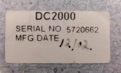USED SIXTH SENSE DC2000 DATA GRAPH VX