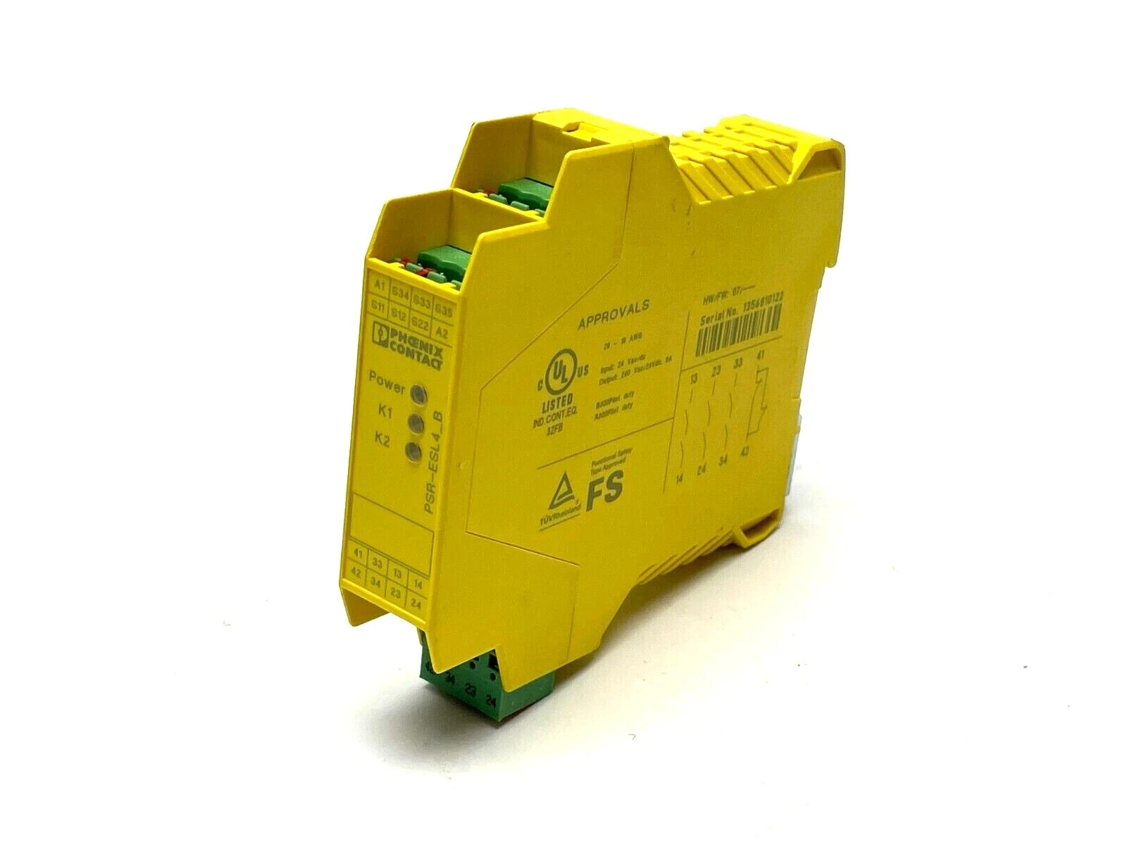PSR-SPP-24UC/ESL4/3X1/1X2/B | Phoenix Contact  Safety Relay 2981062 - For parts or not working