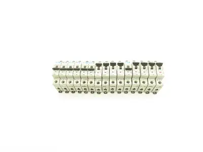 Eaton FAZ-C10/1 1-Pole 10A Circuit Breaker Lot of 15