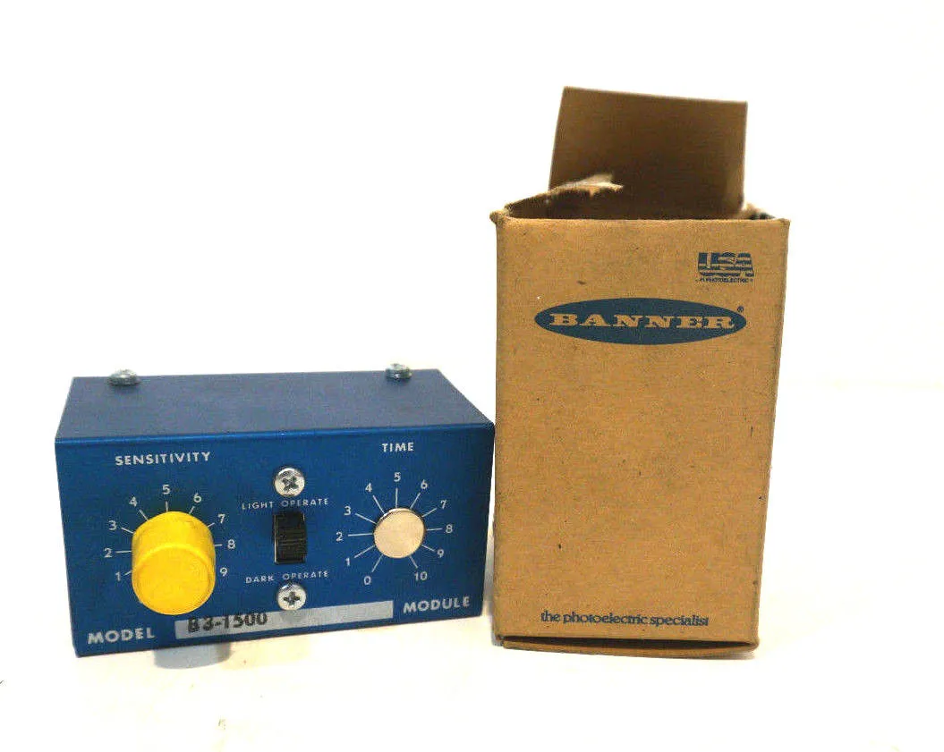 NEW BANNER ENGINEERING B3-1500 LOGIC MODULE B31500