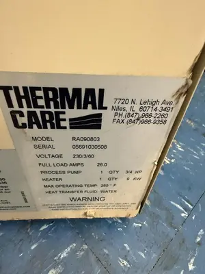 USED THERMAL CARE RA090804