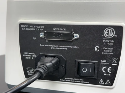 Used Cole-Parmer / Masterflex 07522-20 Pumps (peristaltic) Missouri US | BioLabTek #1354981