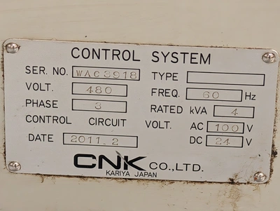 CNK Relay Tank 480/3/60