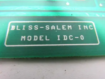 Bliss-Salem Model I DC-0 Computer Printed Circuit Board Card Repaired