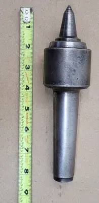 4MT LIVE CENTER, OAL: 8IN, MORSE TAPER SIZE: 4