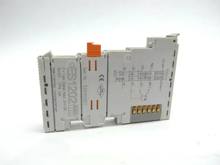 Used BECKHOFF 2 X FAST DIGITAL INPUT 24V DC MODULE PLC Input & Output | Maverick Industrial Sales #1100987