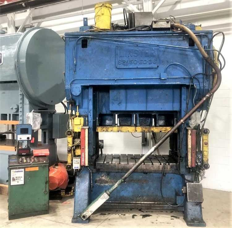 Used MINSTER MINSTER S2-150-60-36 PRESS Straight Side Presses | Alma Machinery #898729