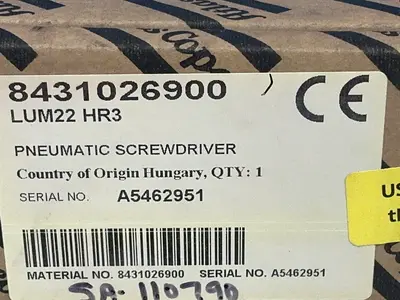 Used ATLAS COPCO 8431026900 Tooling & Accessories (Other) Ohio US | HGR 24 #1300775