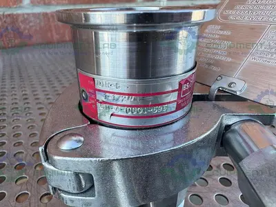 USED BS&B GR-C SAFETY HEAD 1 1/2" FITTING W/ 45 PSIG RUPTURE DISC,  1/2" TEE FITTING