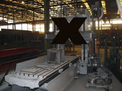 USED MOVING TABLE T-SLOTS