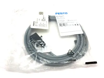 New | in-Stock Festo Valve Plug Socket w/ Cable 2.5m Length Cable & Wire Michigan US | Maverick Industrial Sales #1489501