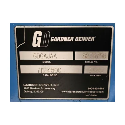 USED GARDNER DENVER GDGAJAA
