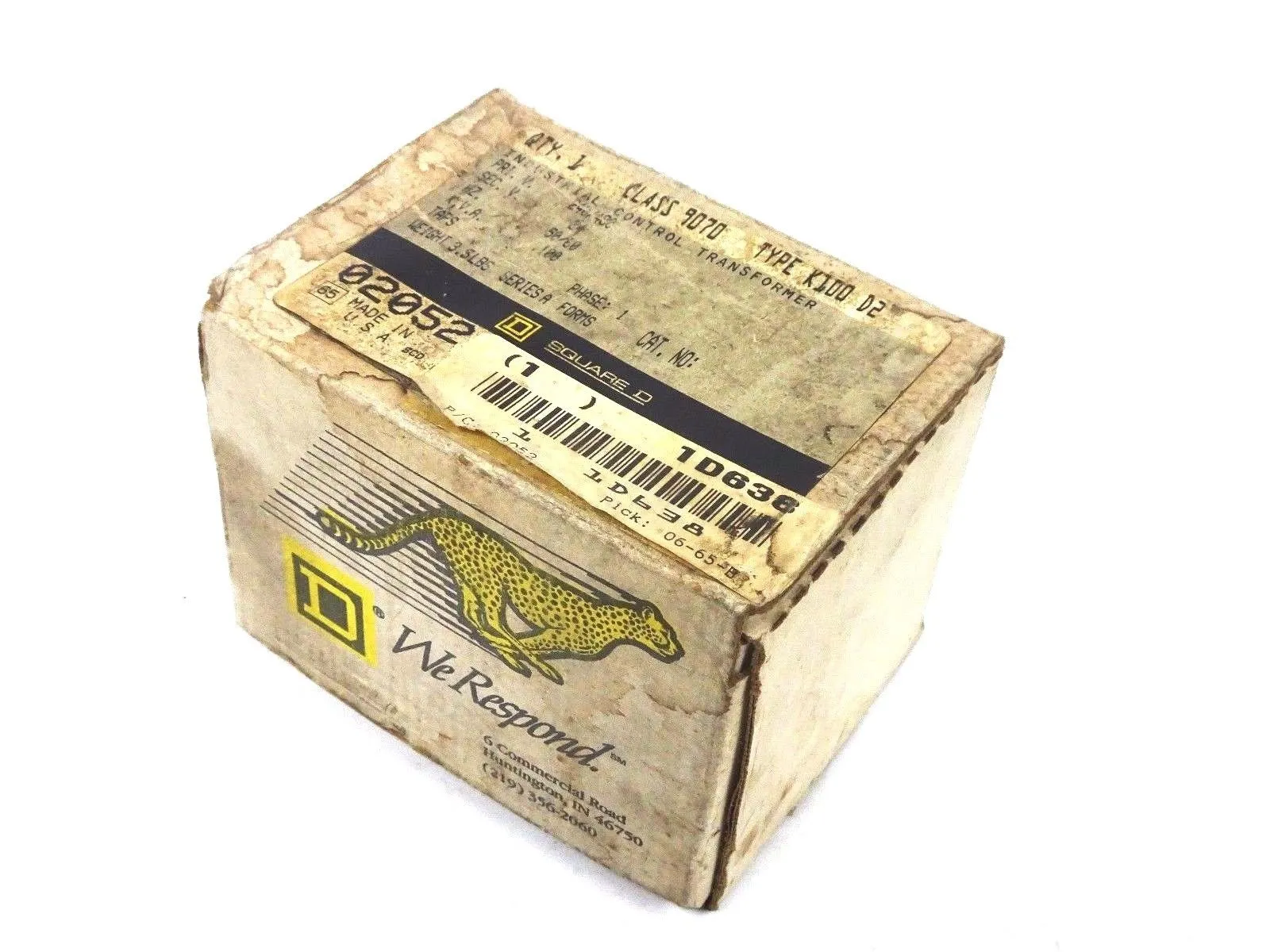 NEW SQUARE D 9070-K100-D2 CONTROL TRANSFORMER 9070K100D2