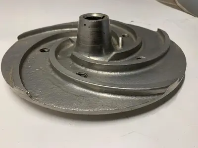 51863 316SS 9" 5-Vane Split Case Impeller