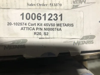 Metaris 45V50 Pump Cartridge Kit Attica P/N: NI00074A 10061231 20-102574