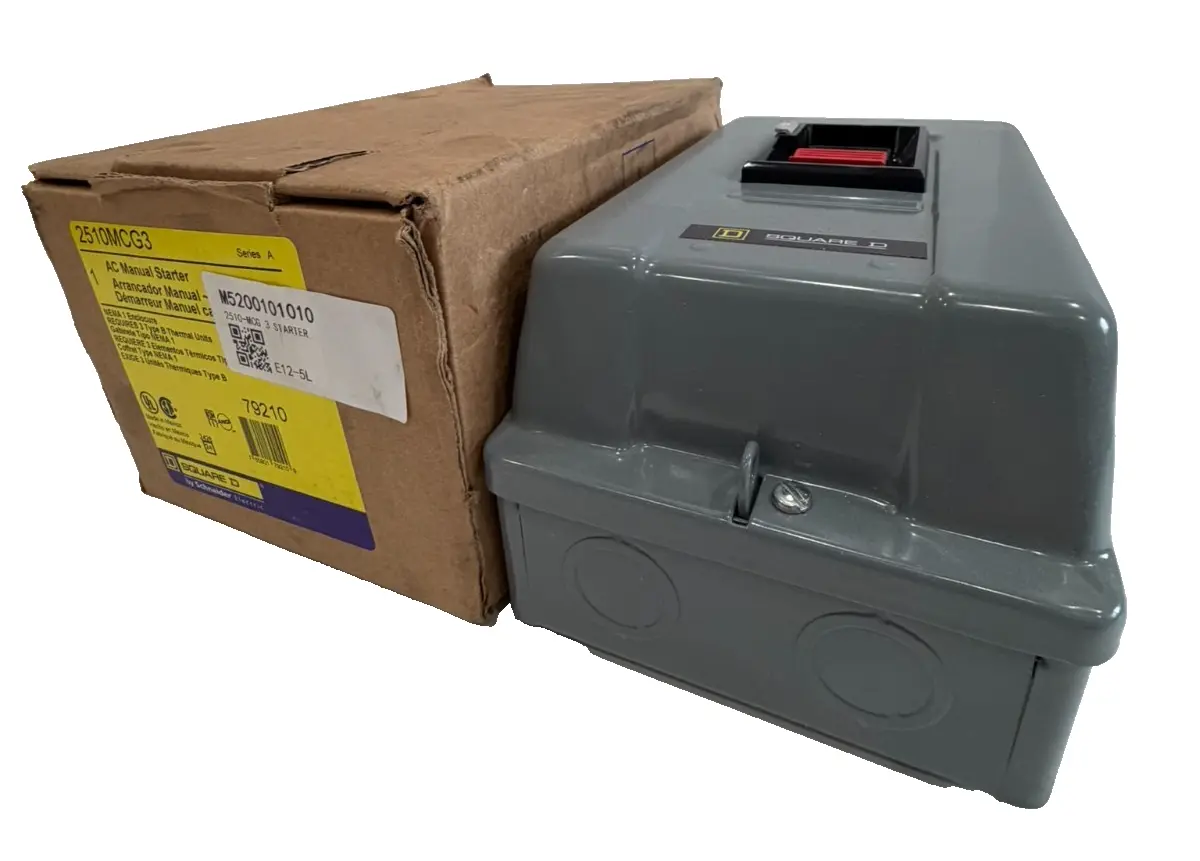 NEW SQUARE D 2510MCG3 AC MANUAL STARTER SER. A
