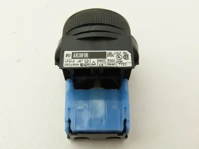 Fuji Electric Yellow Push Button 30mm 250V 6A Lot of 9