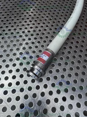 USED AFLEX PHARMALINE 54037 PTFE HOSE 24" W/ 1/2" SANITARY FITTING