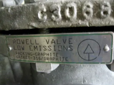 3" 150# Powell 300.1505FPPT Manual WCB/SS Gate Valve NEW Z8