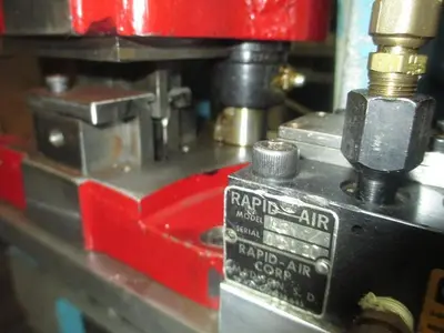 0609-230 Artos Back Flywheel Terminal Cut-Off Press, Model AE 42755