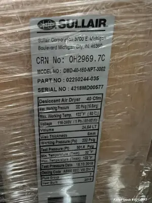 Used SULLAIR DMD-40 Air Compressor Dryers Illinois US | Aaron Equipment #84780