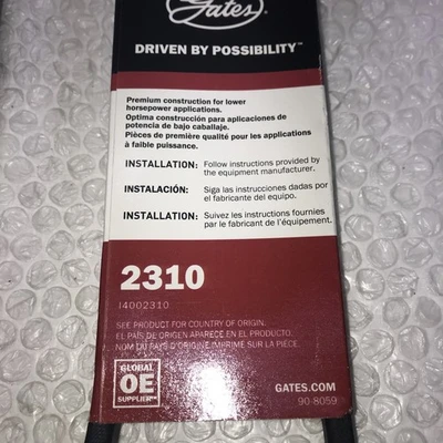 ** New (QTY Of 2) Gates TruFlex 2310 Accessory Drive Belt Fast Shipping #