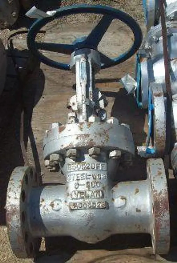 QTY. 1. VELAN 6" 600 FLANGED RAISED FACE GATE VALV...