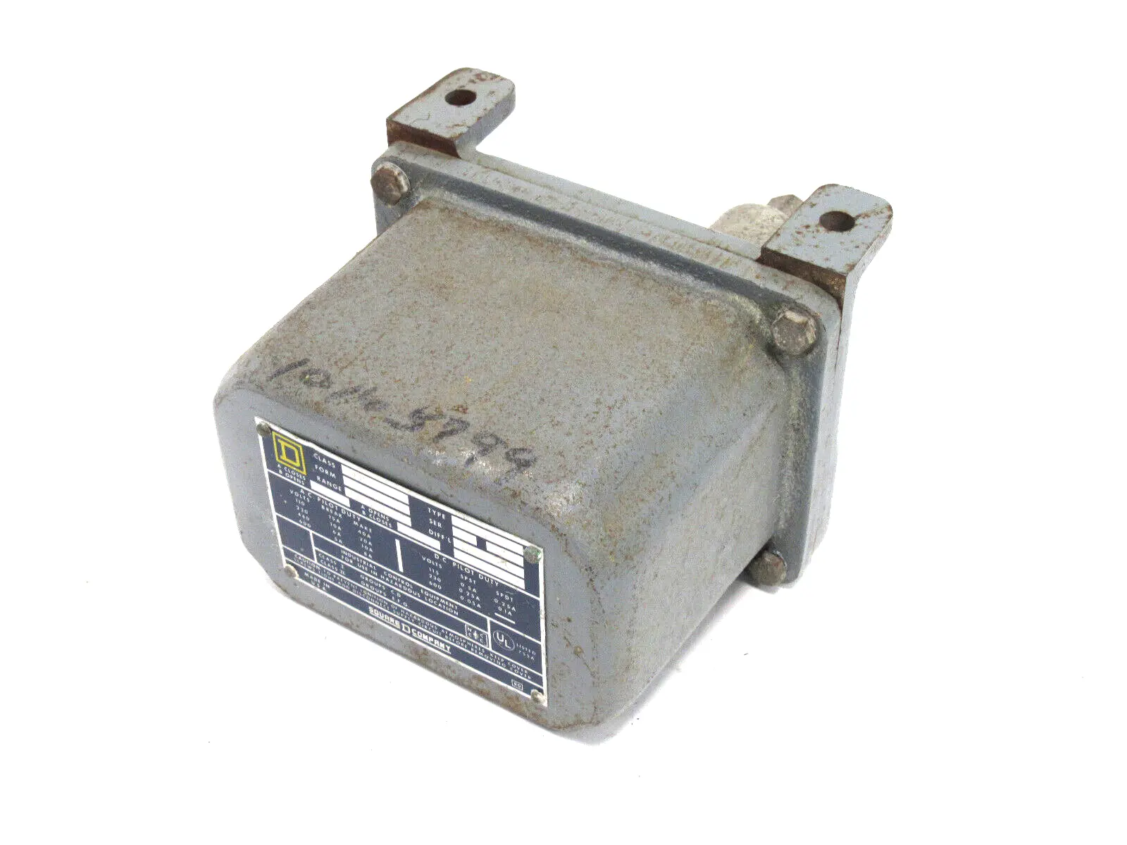 NEW SQUARE D 9012-ACR-1 PRESSURE SWITCH SER.B 1-115LBS 9012ACR1