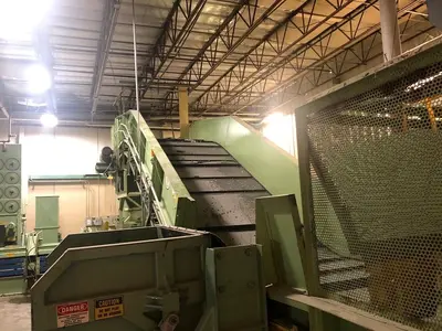 84” wide KWS Feed Conveyor