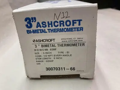 New | in-Stock ASHCROFT 30070311-66 Temperature/Pressure Ohio US | Surplus Asset Holdings #1239205