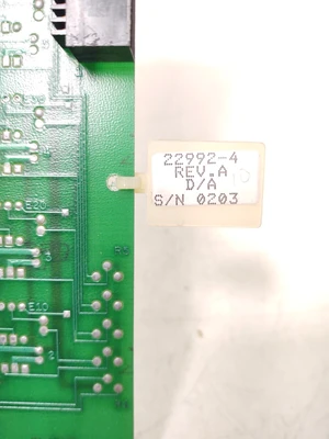 🔥 SCI Circuit Board 22992-4 REV A VAN DORN Controller