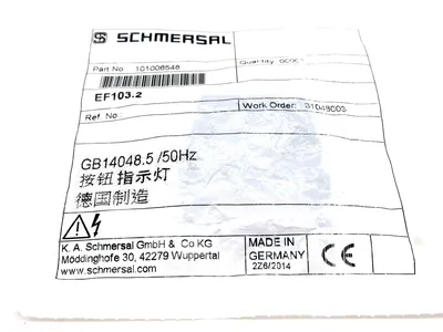 NEW LOT OF 2 SCHMERSAL EF103.2 CONTACT / TERMINAL BLOCK EF1032