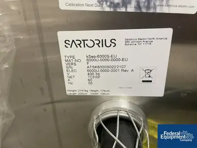 USED Sartorius Sartorius Ksep 6000 Centrifugation System